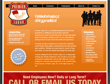 Tablet Screenshot of premierlabor.com